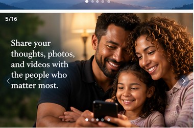 A family sharing a meaningful moment